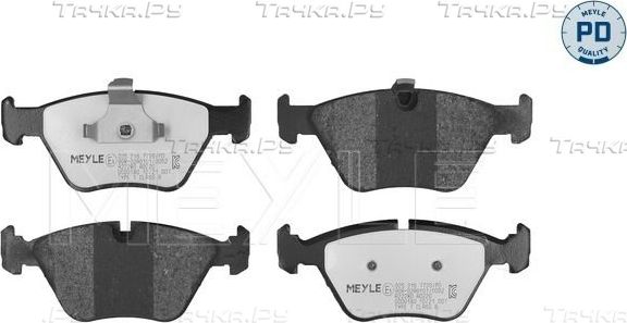 Тормозные колодки Meyle PD передние для BMW 5 IV (E39) 1995-2003. Артикул 025 216 7720/PD