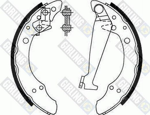 Тормозные колодки Girling задние для Geely MR 2005-2009. Артикул 5185269