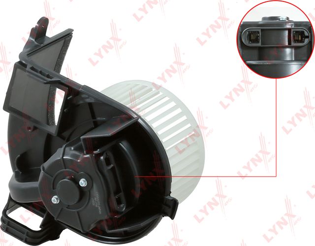 Вентилятор, мотор печки (отопителя) салона LYNXauto для Renault Kangoo I 1997-2010. Артикул RF-1746