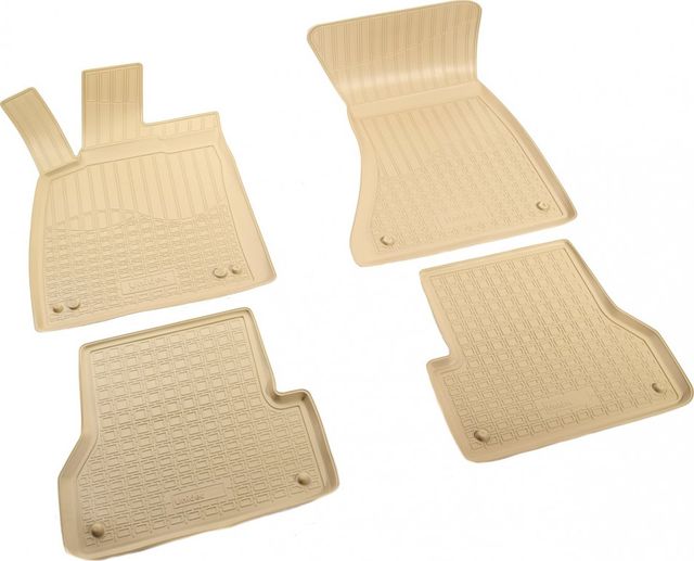 Коврики Норпласт для салона Audi A6 C7 2011-2018 Бежевые. Артикул NPA10-C05-400Beige