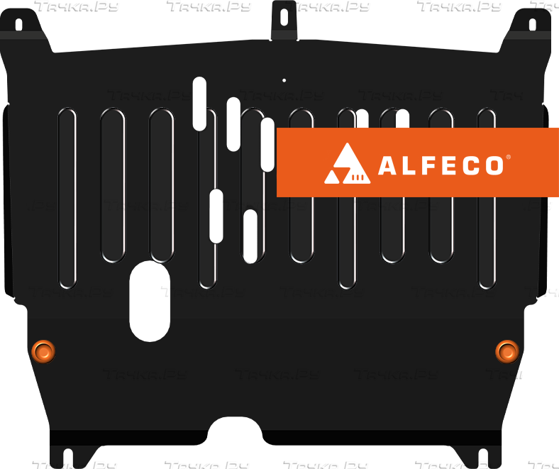 Защита Alfeco для картера и КПП Toyota Aygo I 2005-2014. Артикул ALF.17.01