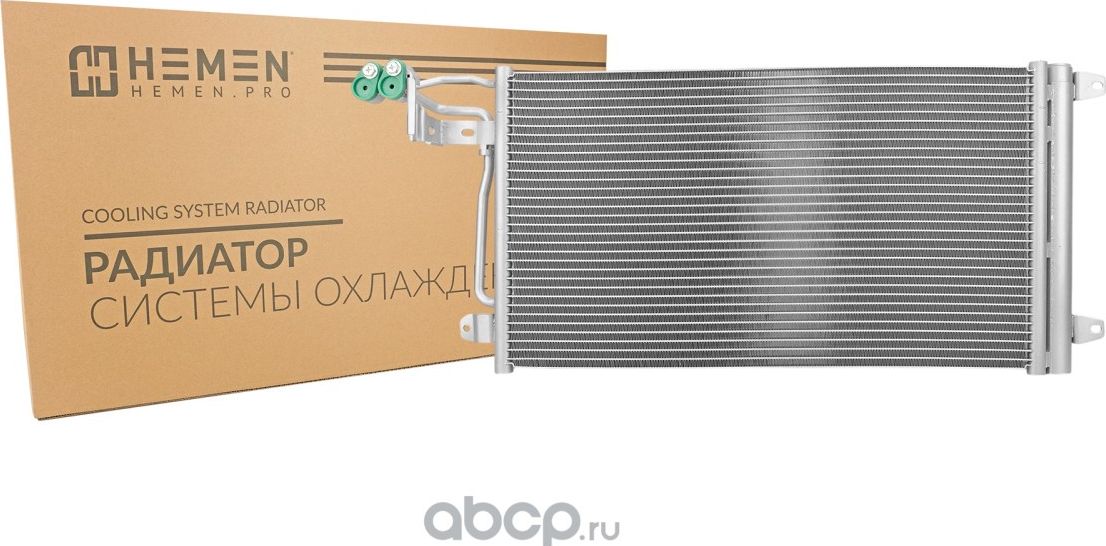 Радиатор кондиционера VW Polo V 10-, Rapid 12-, Fabia 10- 1.2i-1.6i () (Hemen). Артикул HOCR055
