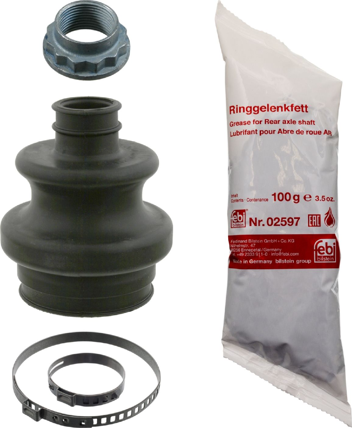 Пыльник ШРУСа наружный Febi Bilstein (резина). Артикул 27851