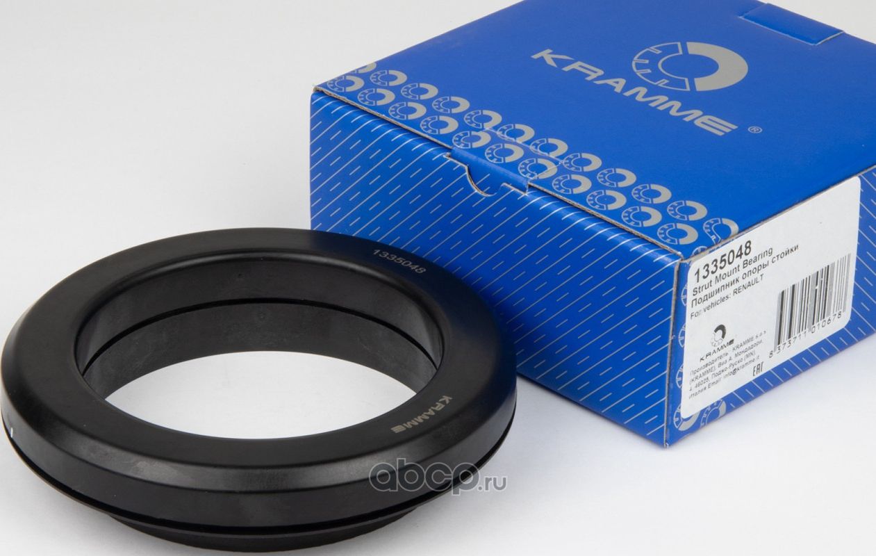 Подшипник опоры стойки KRAMME для а/м RENAULT,1335048. Артикул 1335048