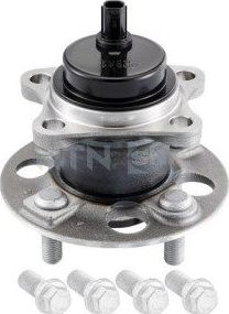 Ступица колеса с интегрированным подшипником NTN / SNR задняя для Toyota Echo 2001-2005. Артикул R169.76