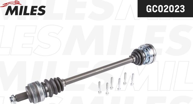 Полуось (привод в сборе, приводной вал) Miles задняя правая для BMW 1 I (E81/E82/E87/E88) 2006-2012. Артикул GC02023