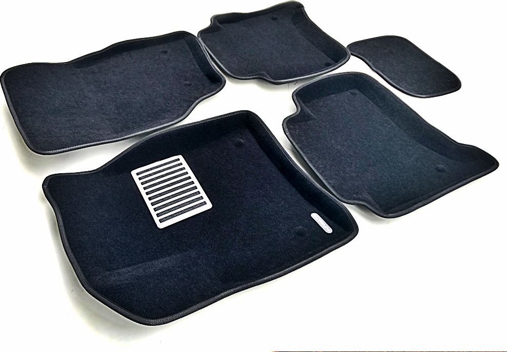 Коврики текстильные Euromat 3D Lux для салона Porsche Cayenne I 2002-2009. Артикул EM3D-004100