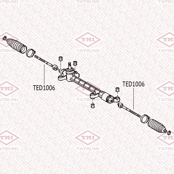 Тяга рулевая (Tatsumi). Артикул TED1006