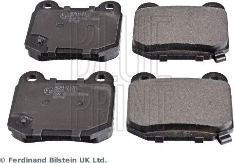 Тормозные колодки Blue Print. Артикул ADN142120