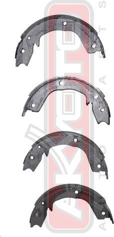 Тормозные колодки Akyoto Packing AKYOTO задние для Mitsubishi Pajero III 2000-2006. Артикул AKS-2004