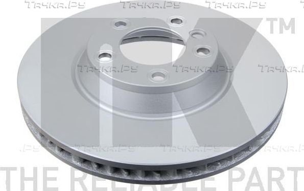 Тормозной диск NK передний правый для Porsche Cayenne I (955) 2002-2010. Артикул 3147105