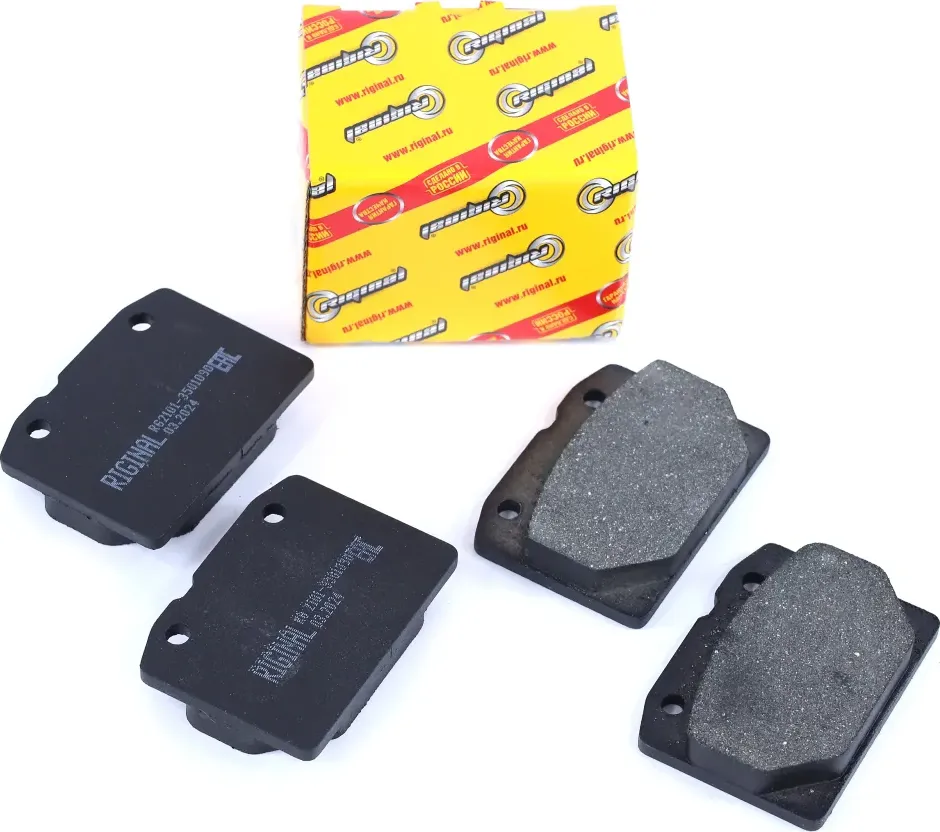 Колодка тормозная передняя (кт.4шт.) для а/м ВАЗ-2101-07 Riginal Riginal. Артикул RG21013501090