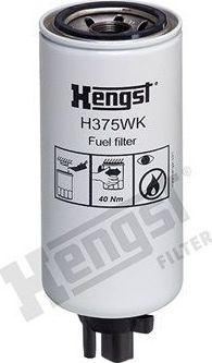 Топливный фильтр Hengst. Артикул H375WK
