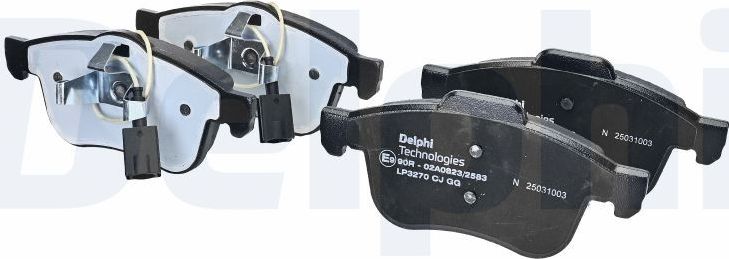 Тормозные колодки Delphi (Low-Metallic). Артикул LP3270