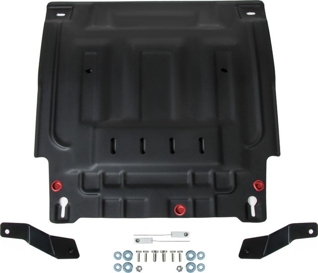 Защита АвтоБРОНЯ для картера и КПП Hyundai Creta II FWD 2021-2026. Артикул 111.02392.1