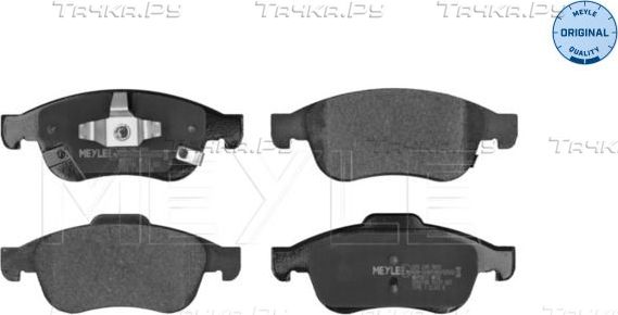 Тормозные колодки Meyle Original передние для Fiat 500X I 2014-2026. Артикул 025 245 3819