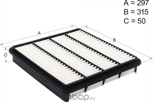 Фильтр воздушный TOYOTA LAND CRUISER 200 2UZ/1UR 07- /LEXUS LX570 3UR 07 (Hosu). Артикул HSAF0042