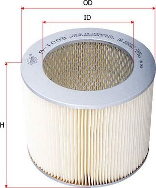 Воздушный фильтр Sakura. Артикул A-1003