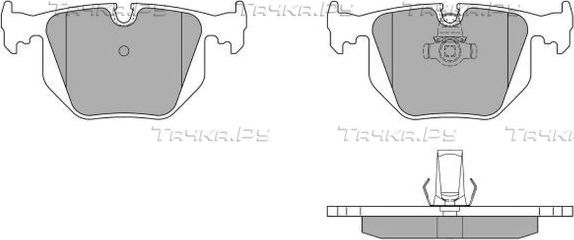 Тормозные колодки Fremax задние для Land Rover Range Rover III 2002-2012. Артикул FBP-1334