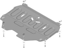 Защита АвтоСтандарт для картера и КПП Citroen C4 Picasso 2007-2010. Артикул 51604