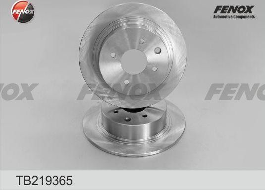 Тормозной диск Fenox задний для Nissan Cube Z12 2010-2026. Артикул TB219365