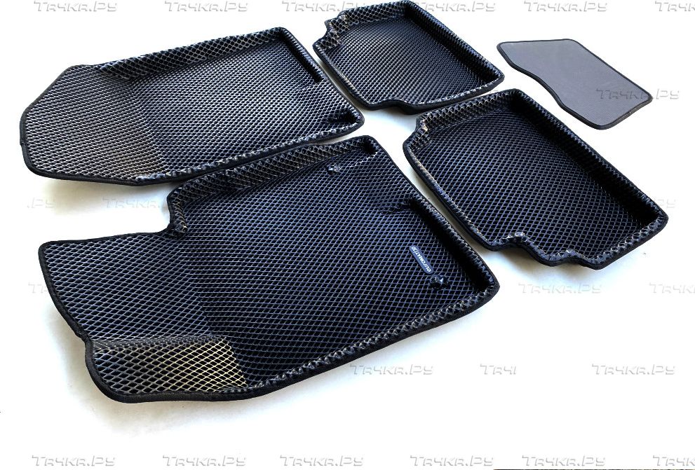 Коврики Euromat 3D EVA для салона Hyundai Sonata VIII 2019-2026. Артикул EM3DEVA-002708