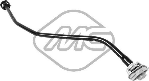 Патрубок радиатора (системы охлаждения) Metalcaucho передний левый верхний для Audi A4 allroad IV (B8) 2013-2016. Артикул 35804