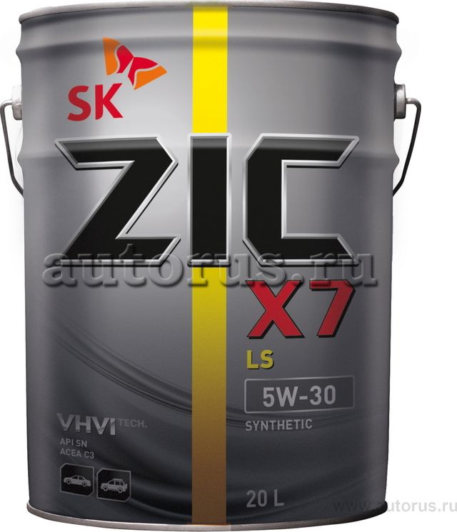 ZIC X7 LS 5W30 (20L)_масло моторное!/ API SN, C3, MB 229.51,BMW LL-04, VW 502/50. Артикул 192619