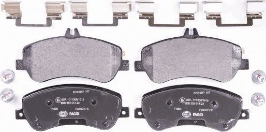 Тормозные колодки Hella. Артикул 8DB 355 014-221