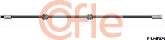Тормозной шланг Cofle. Артикул 92.BH.ME029