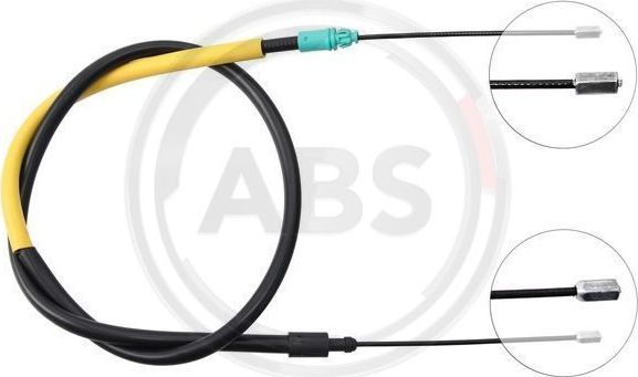 Трос ручника (тросик ручного тормоза) ABS задний правый для Citroen Xsara 1997-2005. Артикул K13378