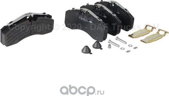 Колодки тормозные КАМАЗ-5490,ЛИАЗ (4шт.) KNORR-BREMSE. Артикул K046771K50