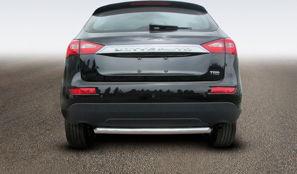 Защита Slitkoff заднего бампера d57 радиусная для Zotye T600 2015-2026. Артикул ZOT-006