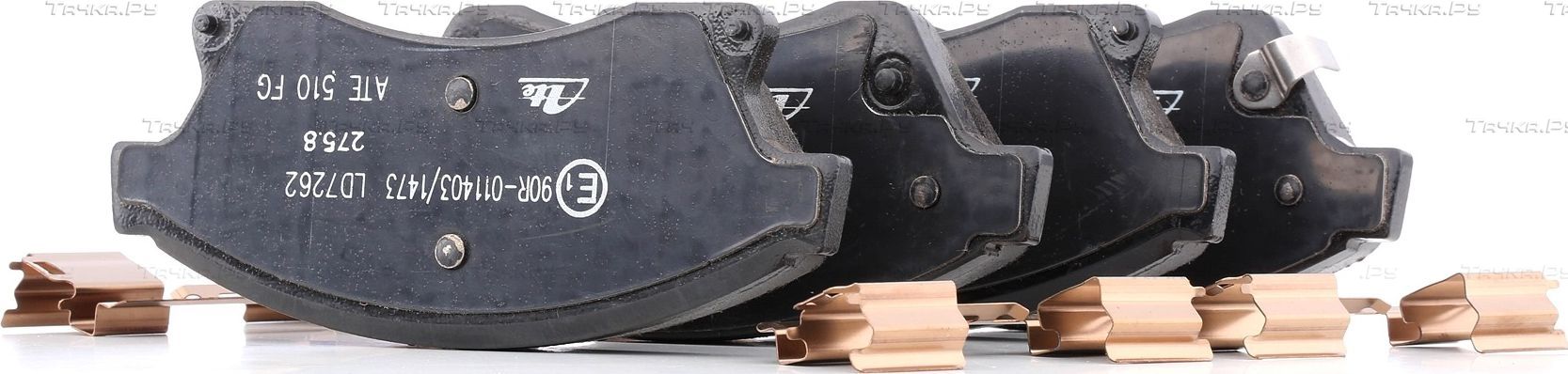 Тормозные колодки ATE Ceramic передние для Opel Astra J 2009-2017. Артикул 13.0470-7262.2