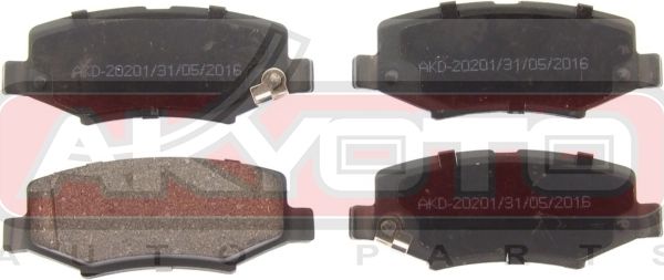 Тормозные колодки Akyoto Packing AKYOTO задние для Dodge Nitro 2006-2012. Артикул AKD-20201