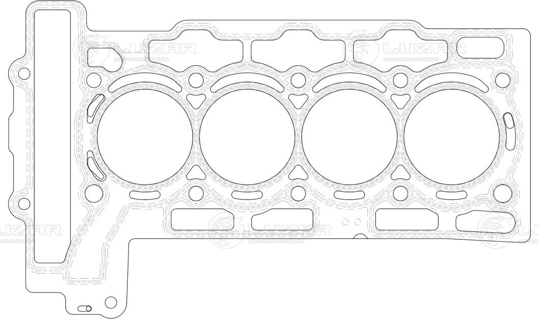 Прокладка ГБЦ Luzar. Артикул LES 12004
