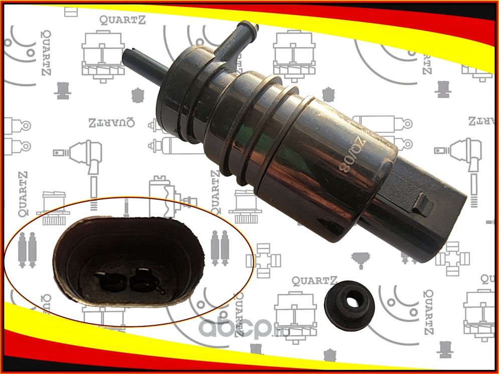 Насос стеклоомывателя (Quartz). Артикул QZ1K5955651
