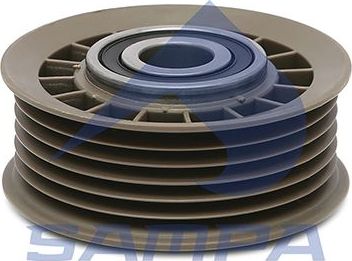 Натяжной ролик (натяжитель) приводного поликлинового ремня Sampa. Артикул 010.078