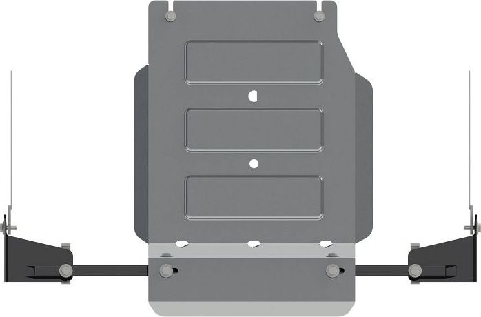 Защита алюминиевая Шериф (5 мм) для РК Mitsubishi L200 Triton V 2015-2023. Артикул 2965