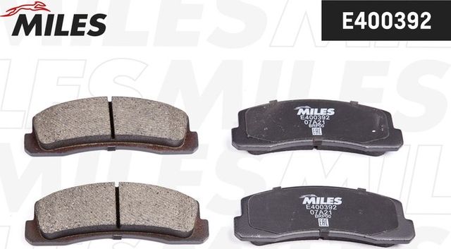 Тормозные колодки Miles (Керамика). Артикул E500557