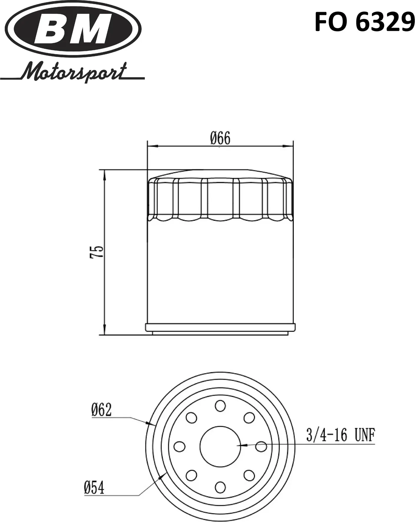 Фильтр масляный TOYOTA AVENSIS/COROLLA/CARINA/CAMRY/YARIS/RAV 4 (BM). Артикул FO 6329