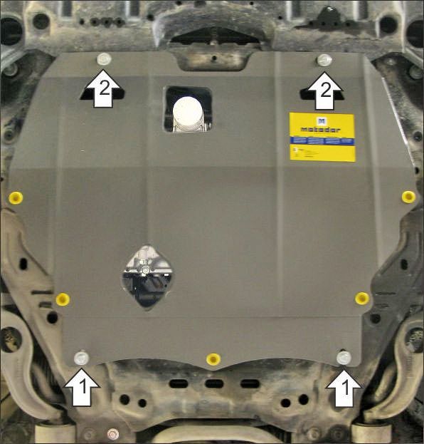 Защита Мотодор для картера и КПП Mazda 6 II 2007-2012. Артикул 71105