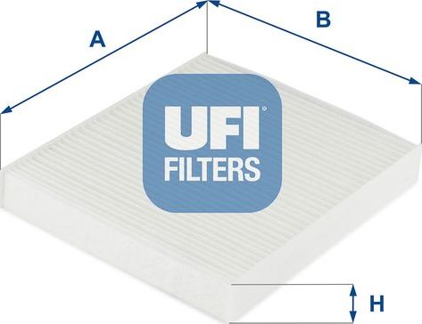 Салонный фильтр UFI. Артикул 53.261.00