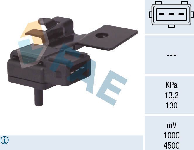 Датчик абсолютного давления (ДАД, MAP) FAE. Артикул 15087