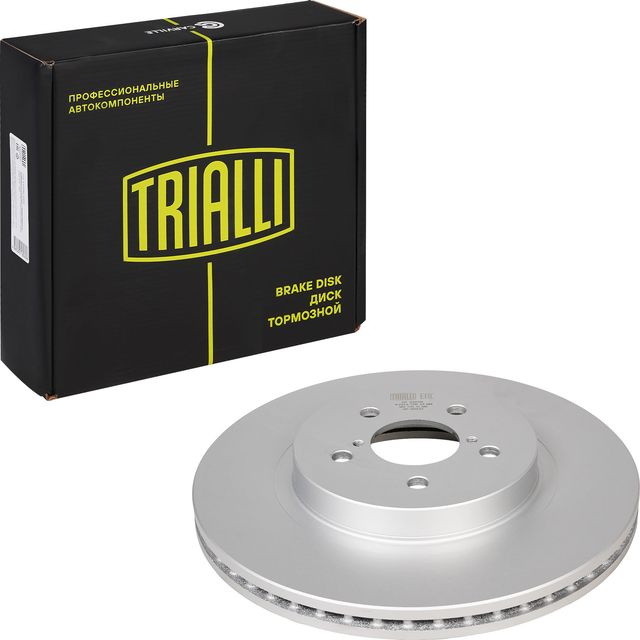 Тормозной диск Trialli передний для Subaru XV II 2017-2026. Артикул DF 220110