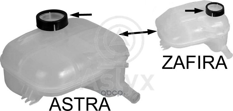 БАЧОК РАДИАТОРА (Aslyx). Артикул AS201629