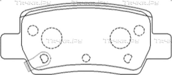 Тормозные колодки CTR. Артикул GK1522
