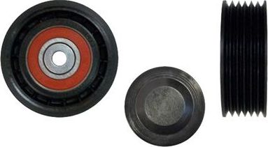 Направляющий (ведущий) ролик приводного поликлинового ремня Denckermann (полимерный материал) для Saab 900 II 1993-1998. Артикул P322005