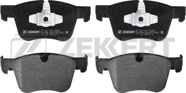 Тормозные колодки Zekkert передние для Opel Combo E 2018-2026. Артикул BS-1476