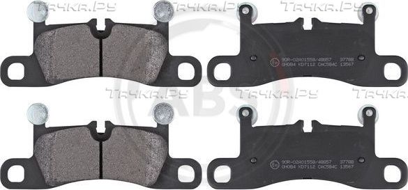 Тормозные колодки ABS задние для Porsche Cayenne II (958) 2010-2014. Артикул 37788